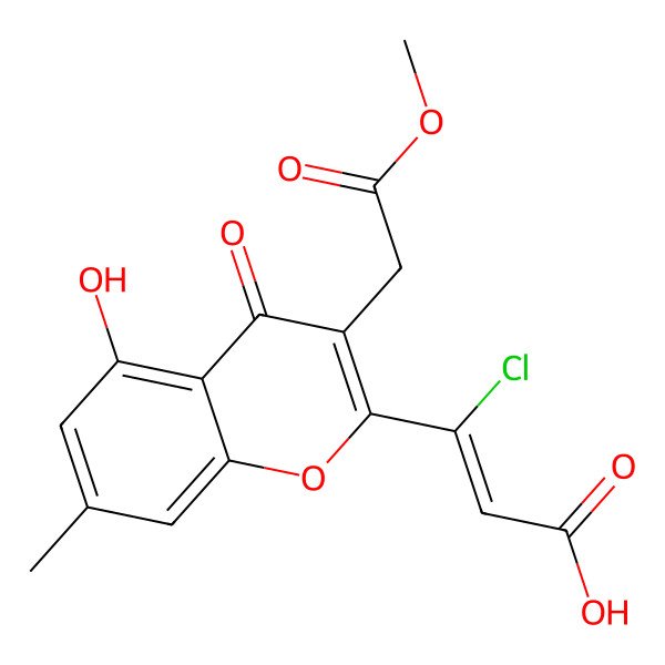 2D Structure of chloromonilinic acid D