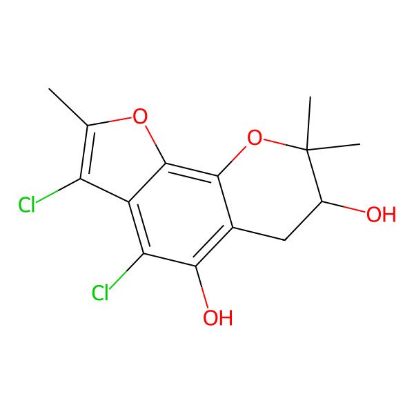 2D Structure of Chloromycorrhizinol A