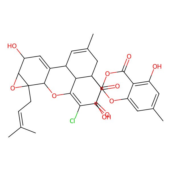 2D Structure of Chloropestolide G