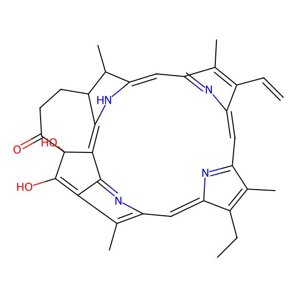 2D Structure of Chlorophyllone a