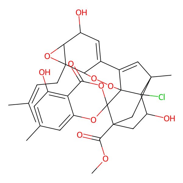 2D Structure of Chloropupukeanolide B