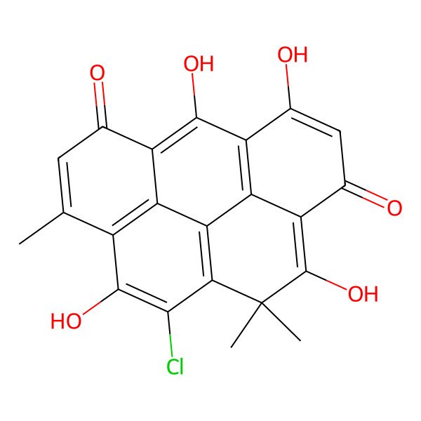 2D Structure of Chlorxanthomycin