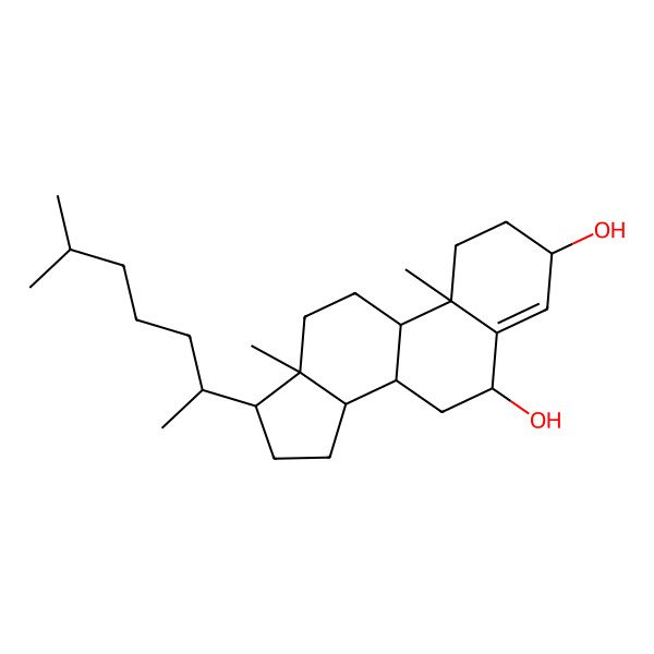 2D Structure of Cholest-4-ene-3b,6a-diol 2D Structure of Cholest-4-ene-3b,6a-diol