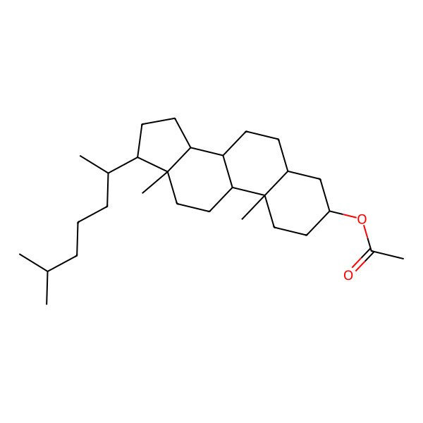 2D Structure of Cholestanol acetate