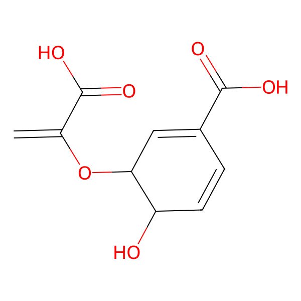 2D Structure of Chorismic acid 2D Structure of Chorismic acid