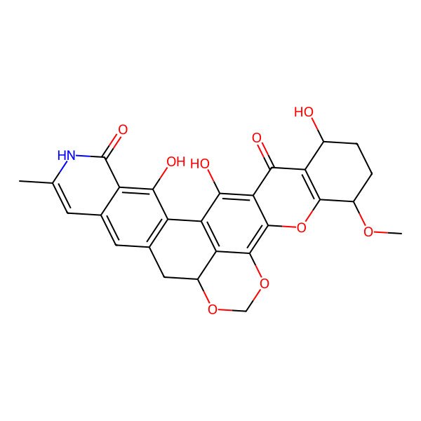 2D Structure of Chrestoxanthone A