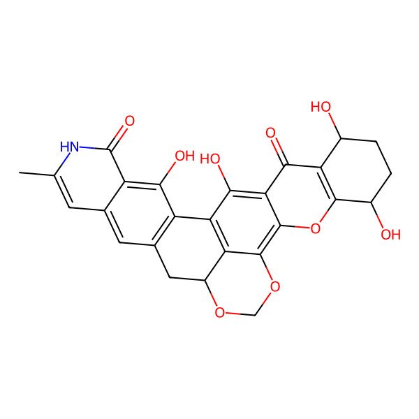 2D Structure of Chrestoxanthone B