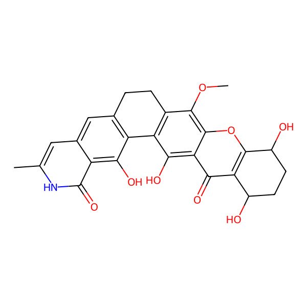 2D Structure of Chrestoxanthone C