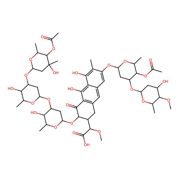 2D Structure of Chromomycin SA