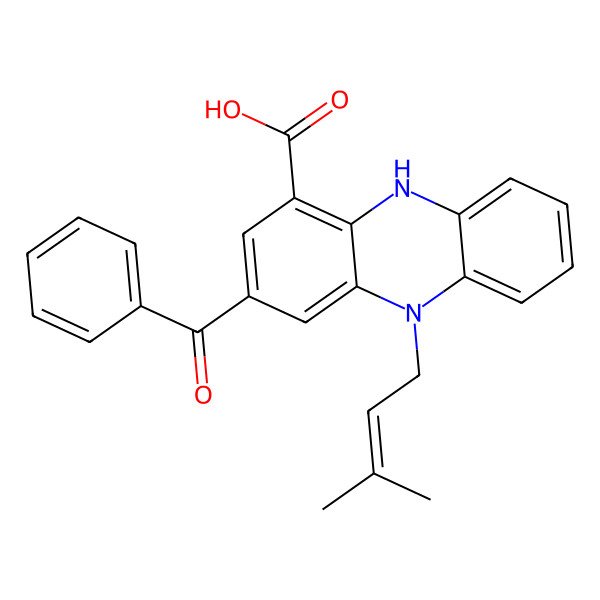 2D Structure of Chromophenazine D