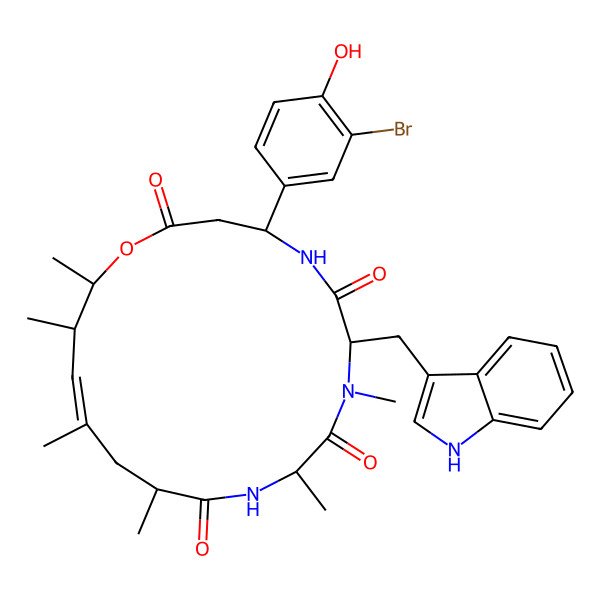 2D Structure of Chrondramide 13C