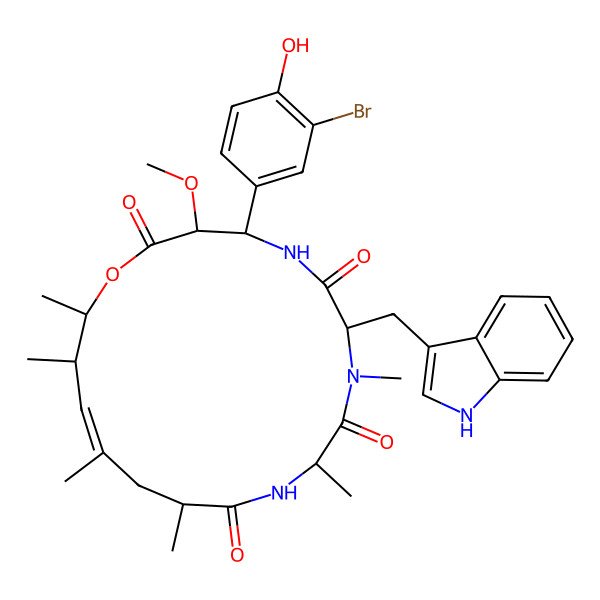 2D Structure of Chrondramide 7C