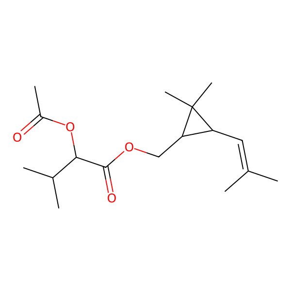 2D Structure of Chrysanthemyl 2-acetoxy-3-methylbutanoate