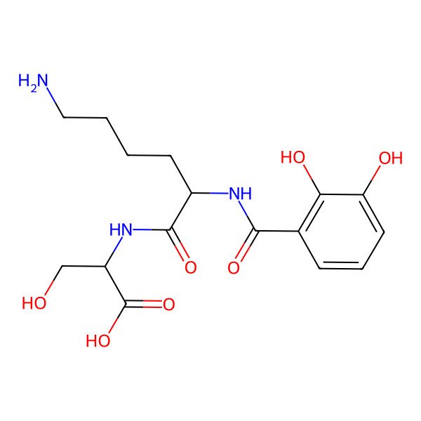 2D Structure of Chrysobactin