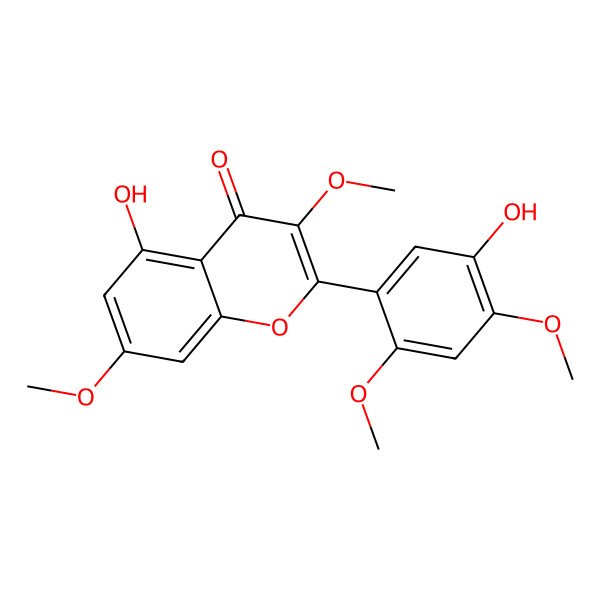 2D Structure of Chrysosplenol G 2D Structure of Chrysosplenol G