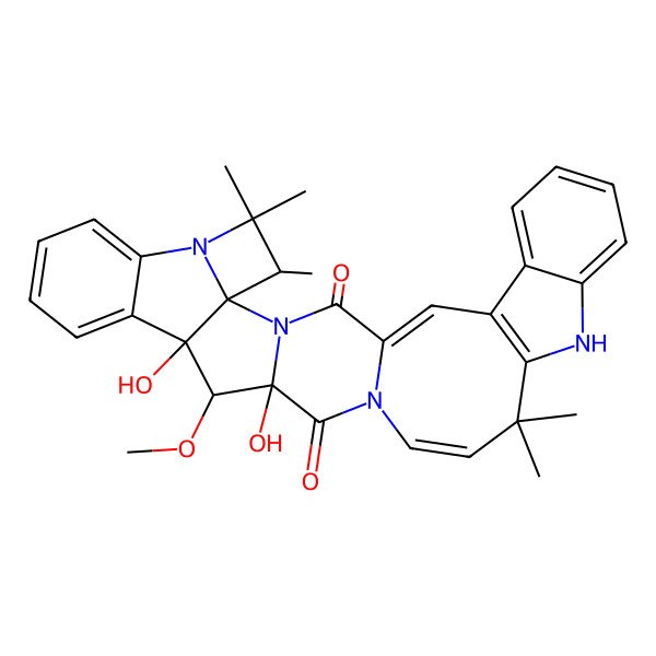 2D Structure of Okaramine B