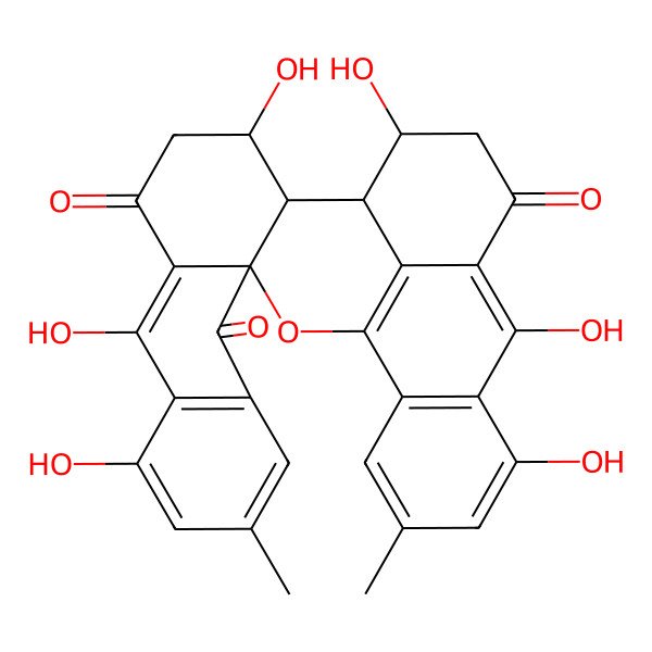 2D Structure of Flavoskyrin