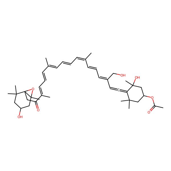 2D Structure of 19'-Hydroxyfucoxanthin