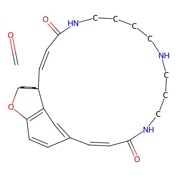 2D Structure of (1S,2Z,16Z,23R)-22-Oxa-5,10,14-triazatetracyclo[16.9.2.01,23.021,28]nonacosa-2,16,18(29),19,21(28)-pentaene-4,15,25-trione