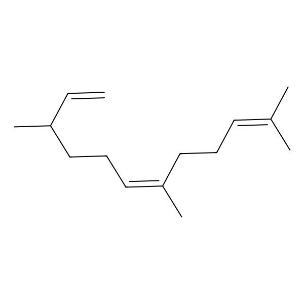 2D Structure of 3,7,11-Trimethyl-1,6,10-dodecatriene
