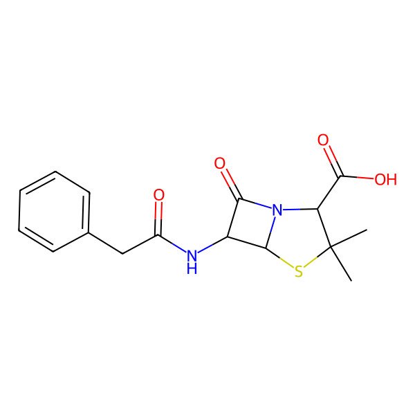 2D Structure of Penicillins
