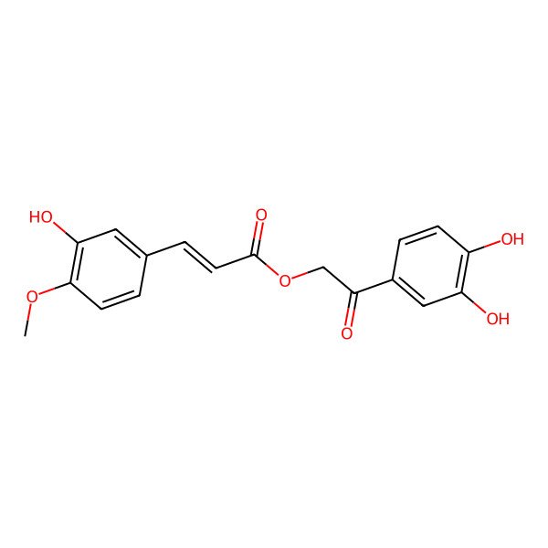 2D Structure of Cimiciphenone