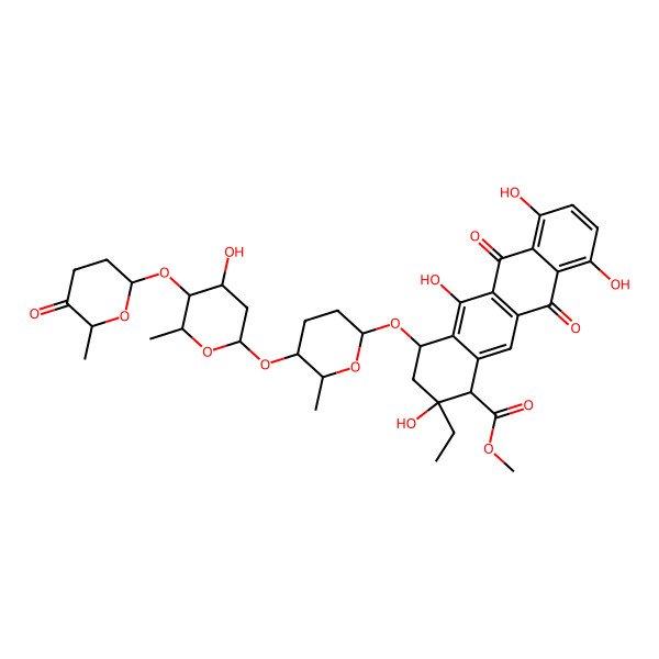 2D Structure of Cinerubin X