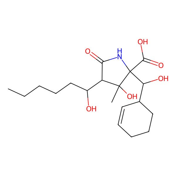 2D Structure of cinnabaramide D