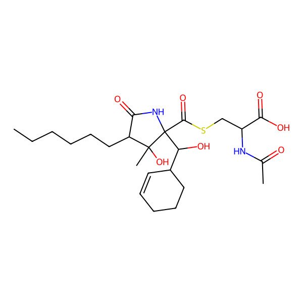 2D Structure of cinnabaramide F
