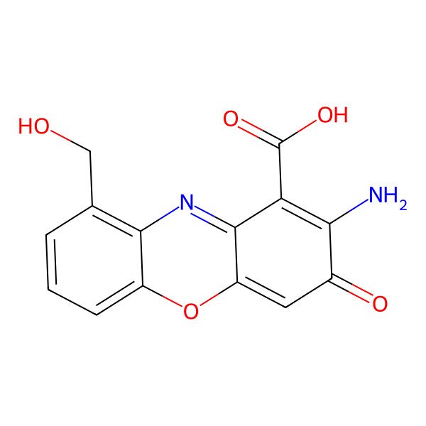 2D Structure of Cinnabarin