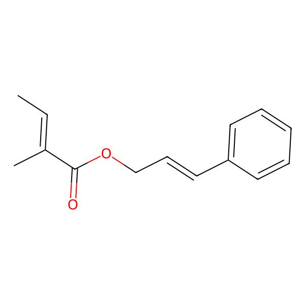 2D Structure of Cinnamyl angelate