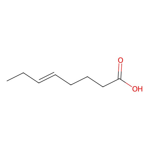 2D Structure of cis-5-Octenoic acid