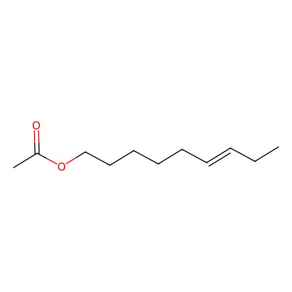 2D Structure of cis-6-Nonenyl Acetate