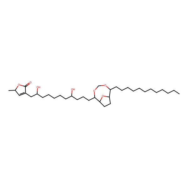 2D Structure of cis-Annonacin formal 2D Structure of cis-Annonacin formal