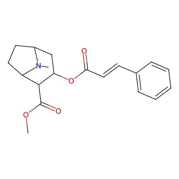 2D Structure of cis-Cinnamoylcocaine 2D Structure of cis-Cinnamoylcocaine