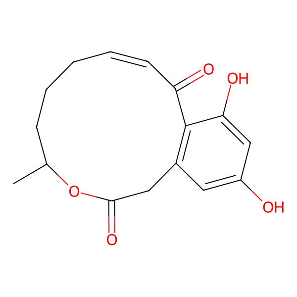 2D Structure of Cis-Dehydrocurvularin