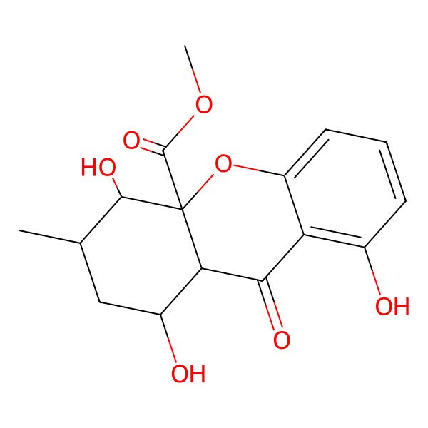 2D Structure of cis-Dihydro-8-hydroxyblennolide H