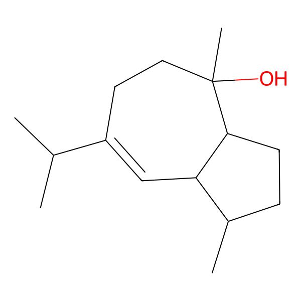 2D Structure of cis-Guai-6-en-10-ol