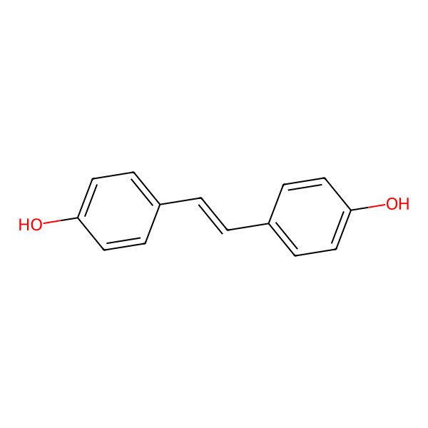 2D Structure of cis-Stilbene-4,4'-diol