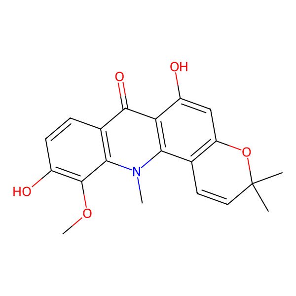 2D Structure of citracridone I