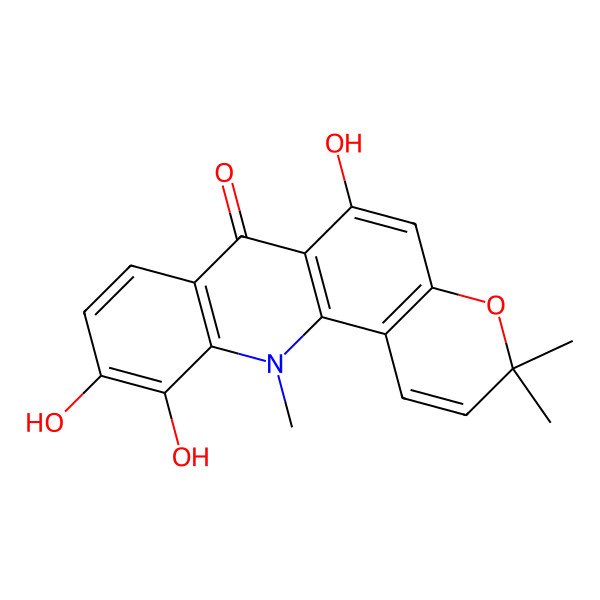 2D Structure of Citracridone III
