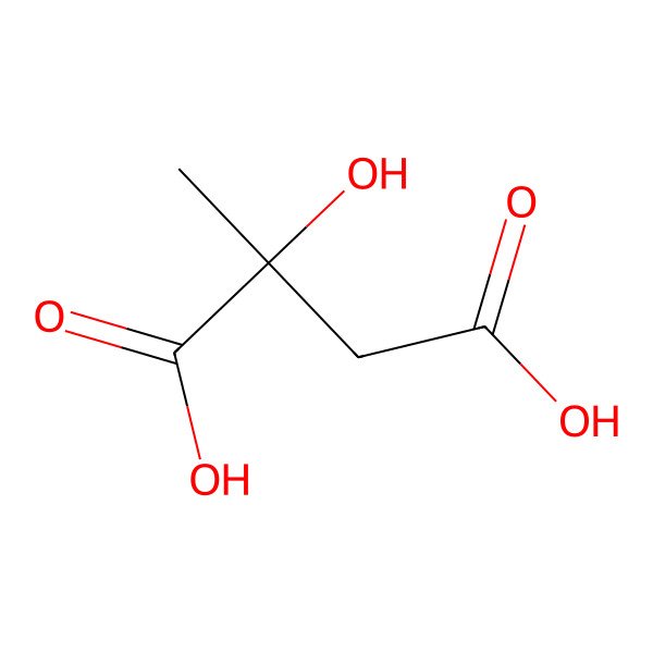 2D Structure of Citramalic acid
