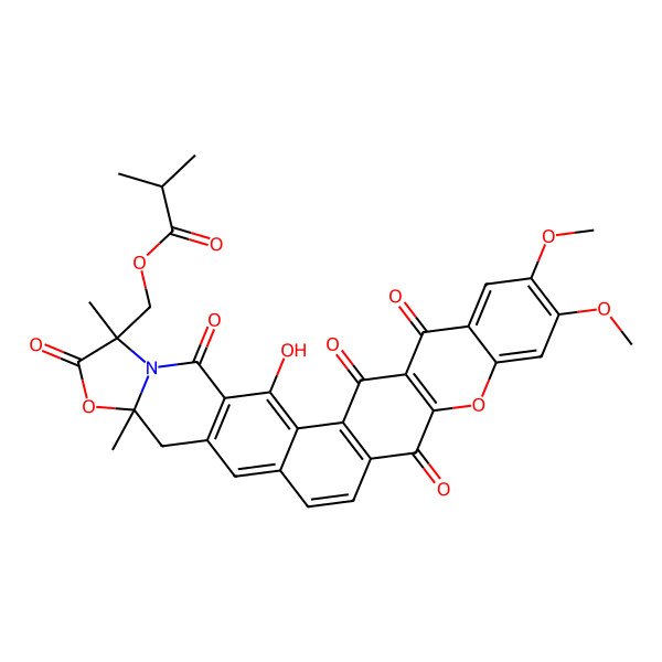 2D Structure of Citreamicin beta