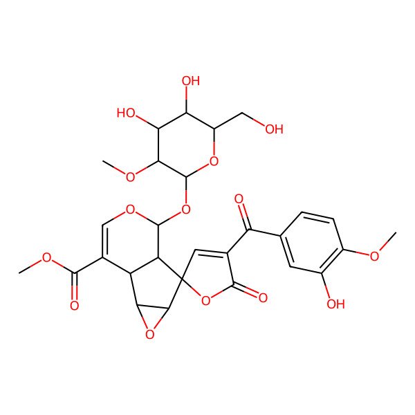 2D Structure of Citrifolinoside 2D Structure of Citrifolinoside