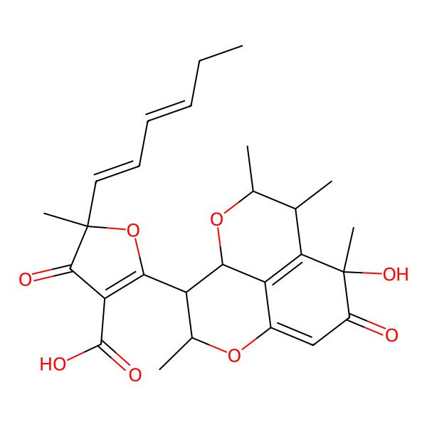 2D Structure of Citrifuran C