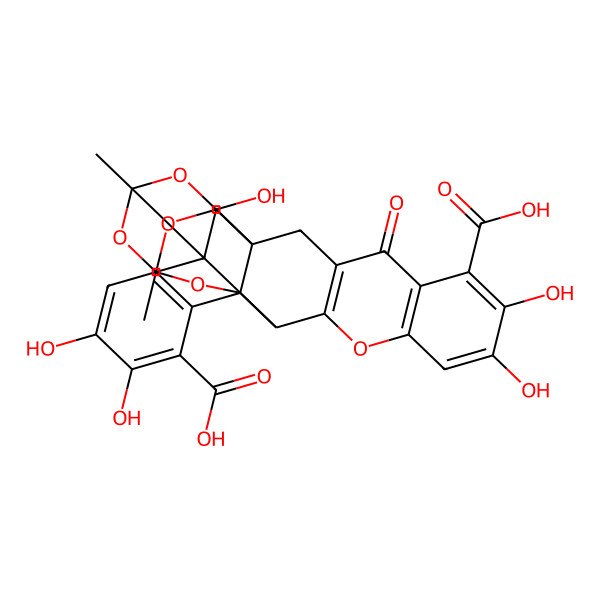 2D Structure of Citrofulvicin