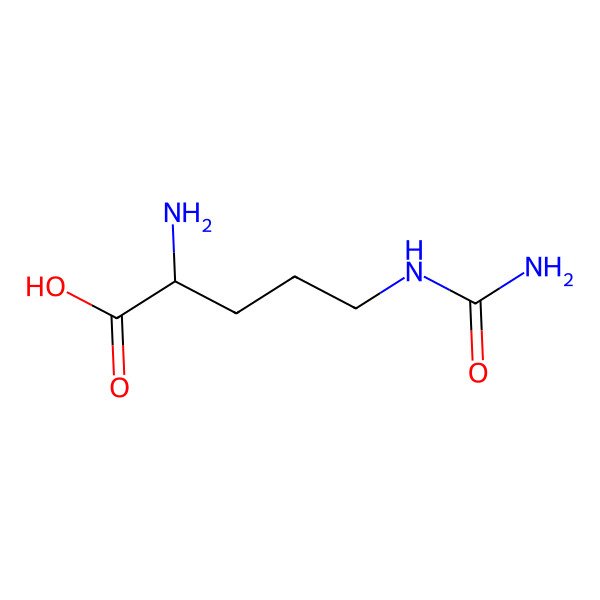 2D Structure of Citrulline