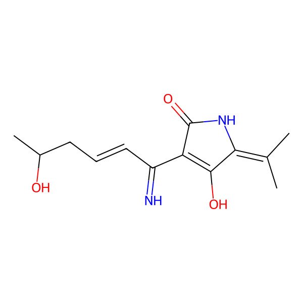 2D Structure of Cladosin C (major tautomer)
