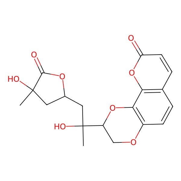2D Structure of clauslactone B 2D Structure of clauslactone B