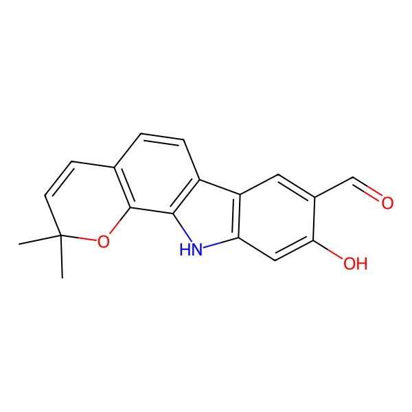 2D Structure of Clauszoline B